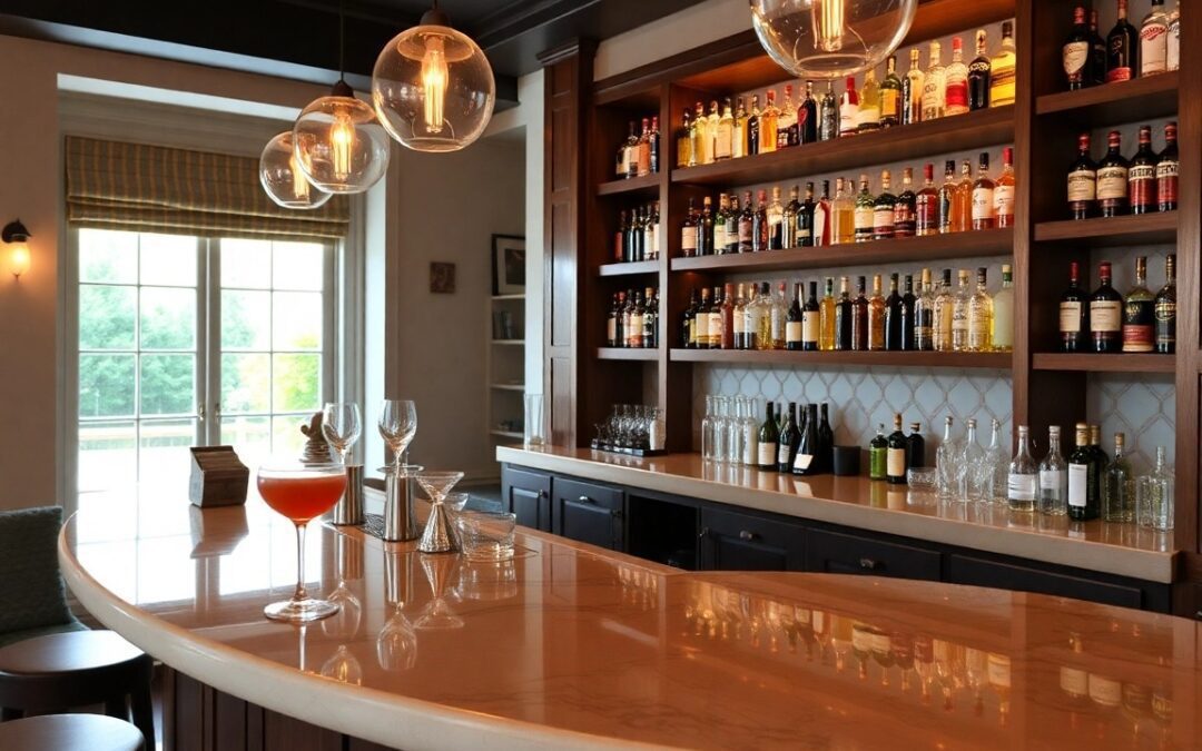 set up your home bar as a mixologyst
